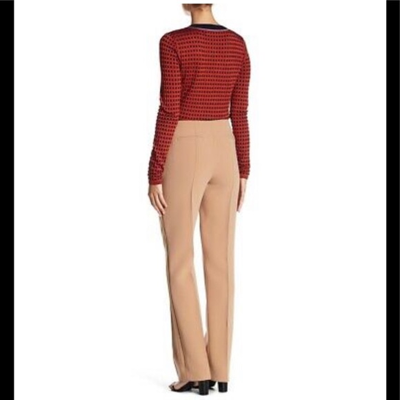 NWT DVF Wide Leg, Front Pleat Pant (Camel, Sz 4) - Picture 3 of 14